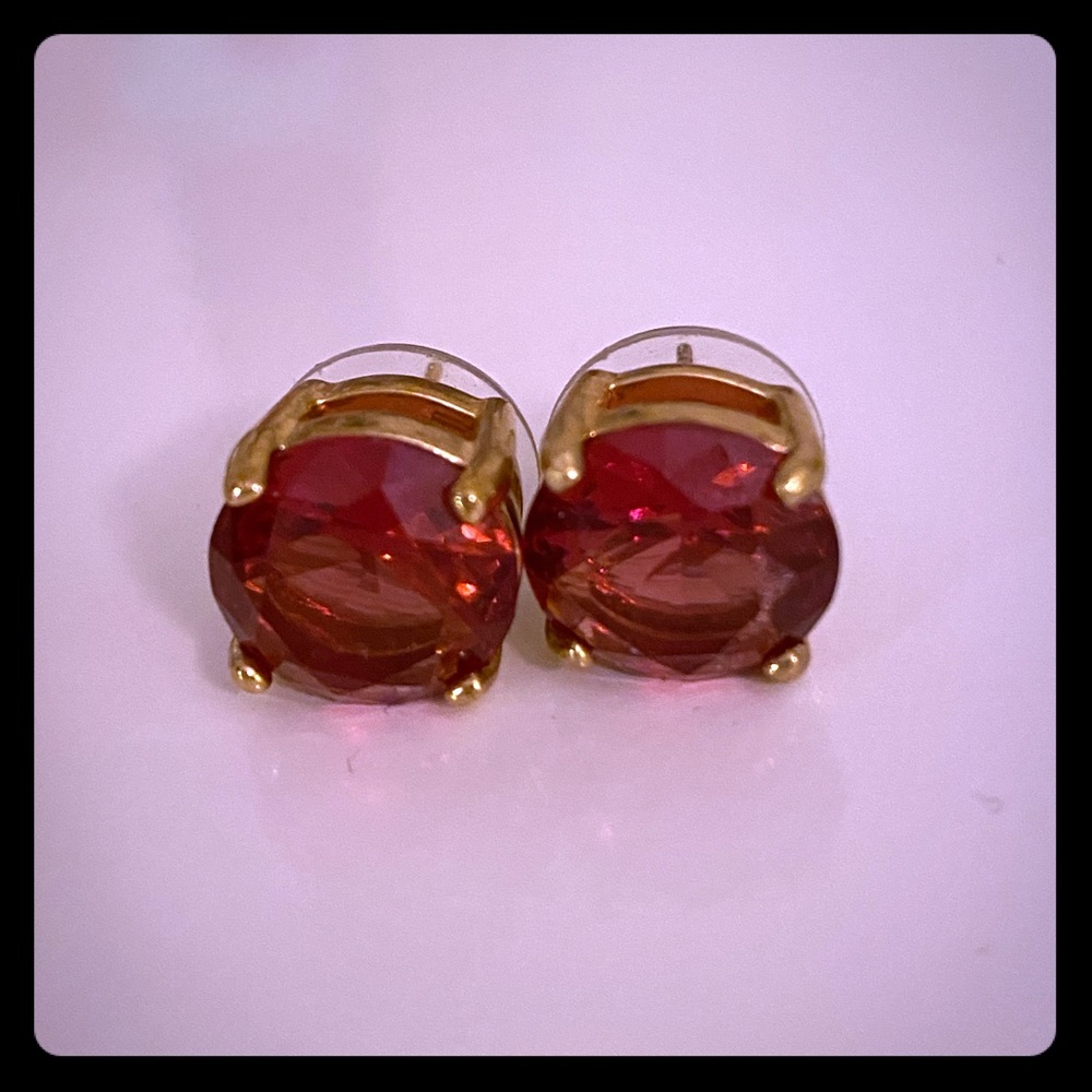 Kate Spade ruby gem studs